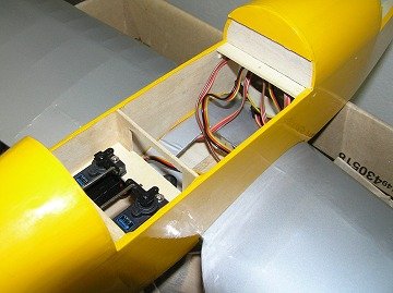 Tiger Moth auf Monoschwimmer