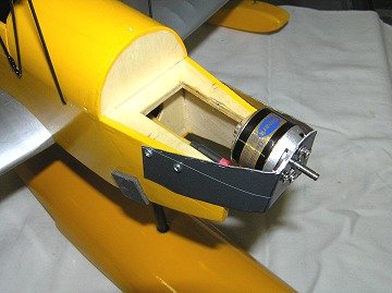 Tiger Moth auf Monoschwimmer