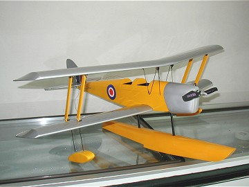 Tiger Moth auf Monoschwimmer