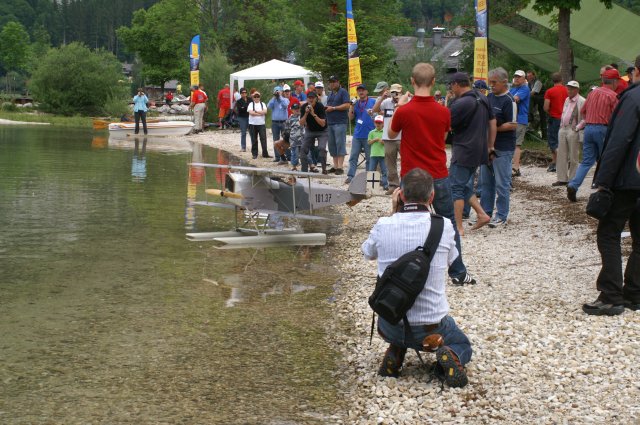 Elektro-Wasserfliegertreffen Grundlsee am 07. und 08. Juni 2008 - Foto 02 - klick = zurck zum Index