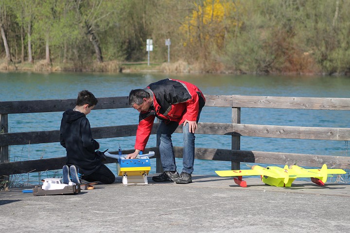 Ratzersdorfer See, 02. April 2017 - Foto 24 - klick = zurck zum Index