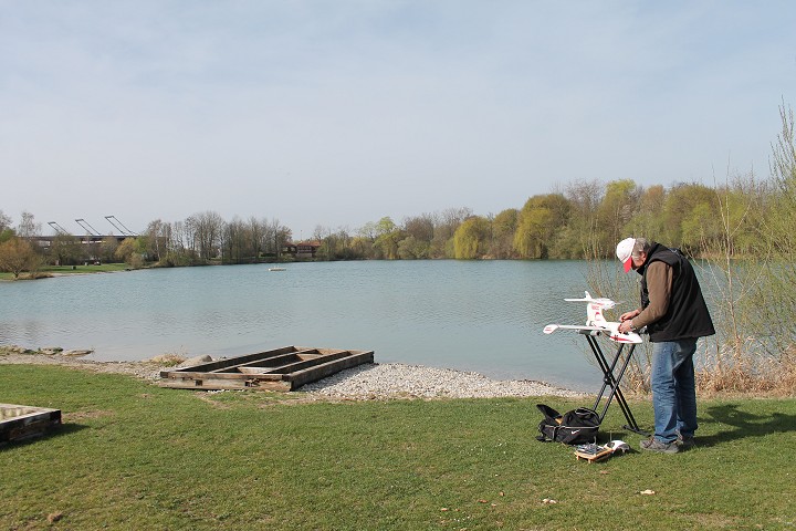 Ratzersdorfer See, 03. April 2016 - Foto 03 - klick = zurck zum Index